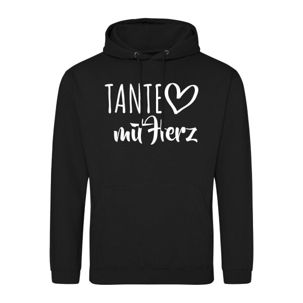 Unisex Hoodie Tante mit Herz Größe S-3XL
