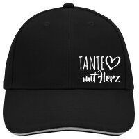 Cappy Mütze Tante mit Herz