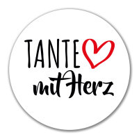 Aufkleber Tante mit Herz 10cm Sticker