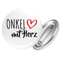 Button Onkel mit Herz