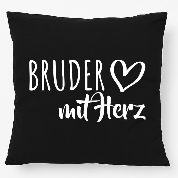 Kissen Bruder mit Herz 40x40cm
