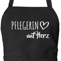 Schürze Pflegerin mit Herz
