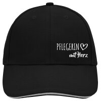 Cappy Mütze Pflegerin mit Herz