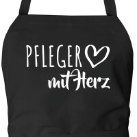 Schürze Pfleger mit Herz