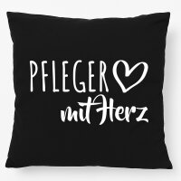 Kissen Pfleger mit Herz 40x40cm