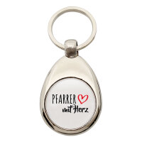 Schlüsselanhänger Pfarrer mit Herz