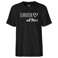 Herren T-Shirt Lehrerin mit Herz Größe S-3XL