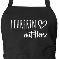 Schürze Lehrerin mit Herz