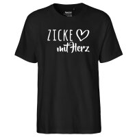 Männer Oberteil Zicke mit Herz Größe 3XL Black