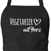 Schürze Vegetarier mit Herz
