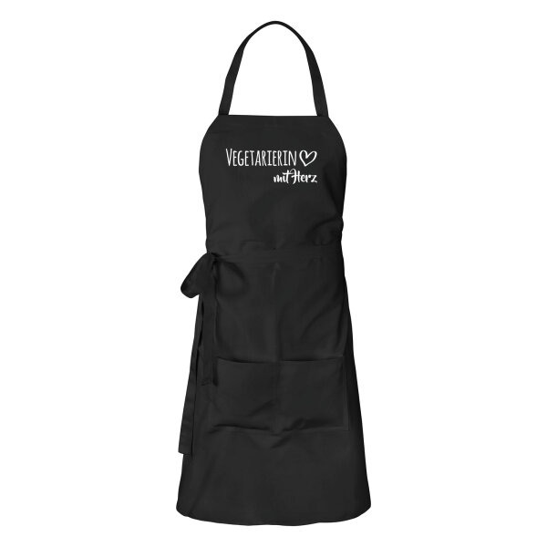 Schürze Vegetarierin mit Herz