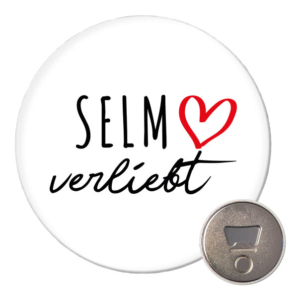 Magnet Selm verliebt 59mm Kühlschrankmagnet Flaschenöffner