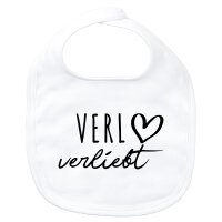 Baby Lätzchen Verl verliebt Klettverschluss
