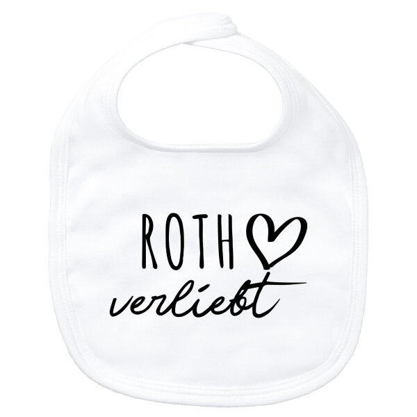 Baby Lätzchen Roth verliebt