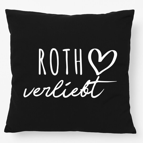 Kissen Roth verliebt 40x40cm