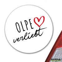 Aufkleber Olpe verliebt 10cm Sticker