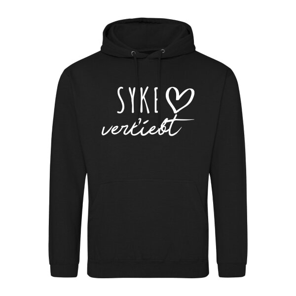 Unisex Hoodie Syke verliebt Größe S-3XL