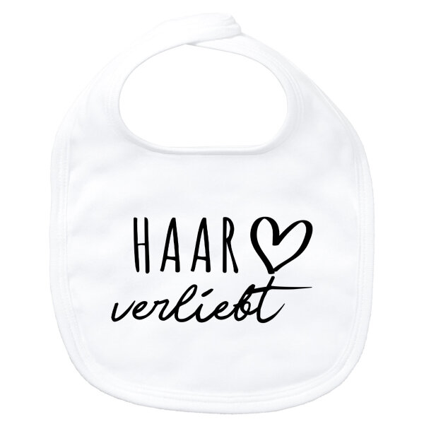 Baby Lätzchen Haar verliebt