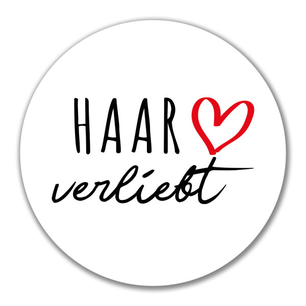 Aufkleber Haar verliebt 10cm Sticker