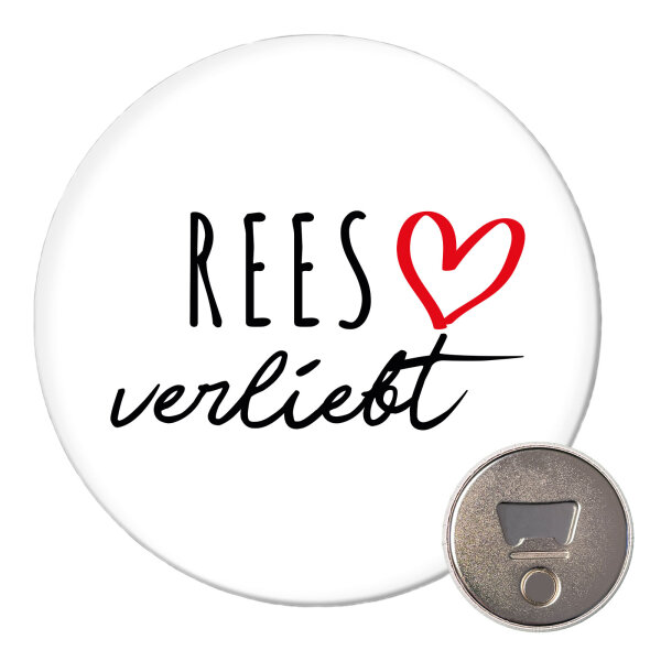 Magnet Rees verliebt 59mm Kühlschrankmagnet