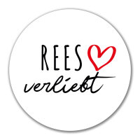 Aufkleber Rees verliebt 10cm Sticker