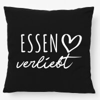 Kissen Essen verliebt 40x40cm