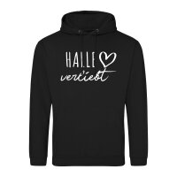 Unisex Hoodie Halle verliebt Größe S-3XL