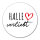 Aufkleber Halle verliebt 10cm Sticker