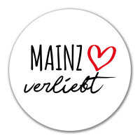 Aufkleber Mainz verliebt 10cm Sticker