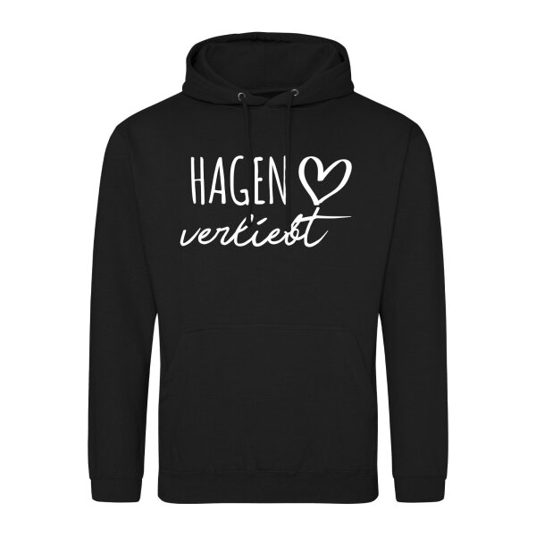 Unisex Hoodie Hagen verliebt Größe S-3XL