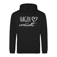 Unisex Hoodie Hagen verliebt Größe S-3XL