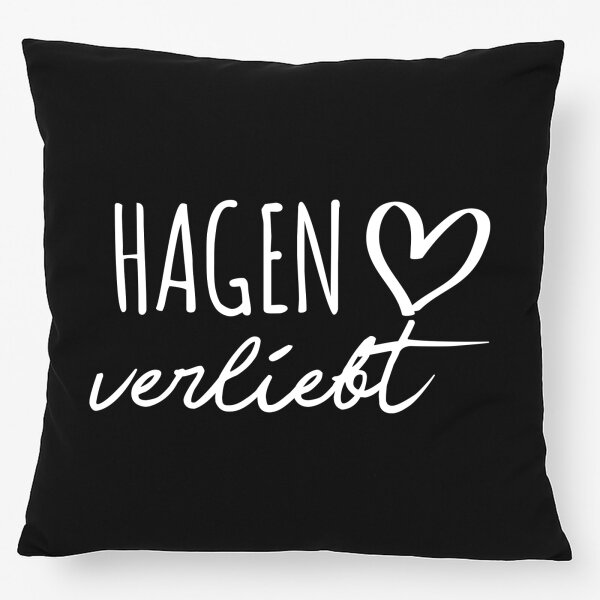 Kissen Hagen verliebt 40x40cm