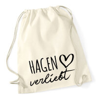 Turnbeutel Hagen verliebt 12 Liter