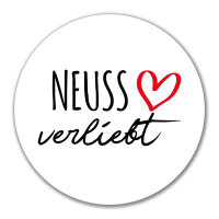 Aufkleber Neuss verliebt 10cm Sticker