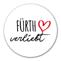 Aufkleber Fürth verliebt 10cm Sticker