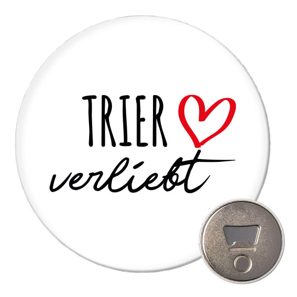 Magnet Trier verliebt 59mm Kühlschrankmagnet Flaschenöffner