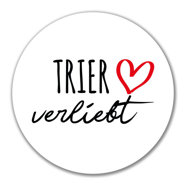 Aufkleber Trier verliebt 10cm Sticker