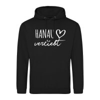 Unisex Hoodie Hanau verliebt Größe S-3XL