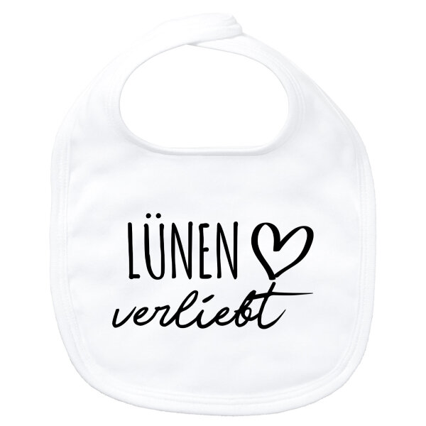Baby Lätzchen Lünen verliebt Klettverschluss