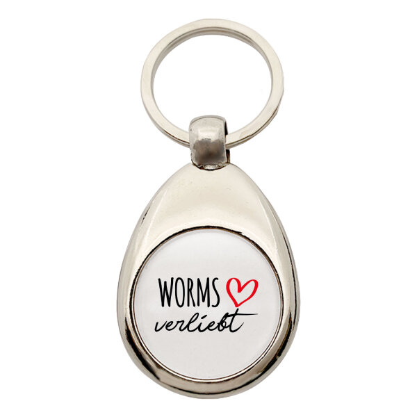 Schlüsselanhänger Worms verliebt