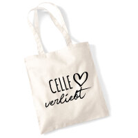 Jutebeutel Celle verliebt 10 Liter