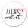 Aufkleber Aalen verliebt 10cm Sticker