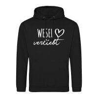Unisex Hoodie Wesel verliebt Größe S-3XL
