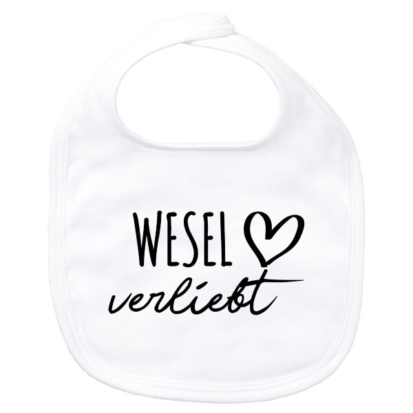 Baby Lätzchen Wesel verliebt