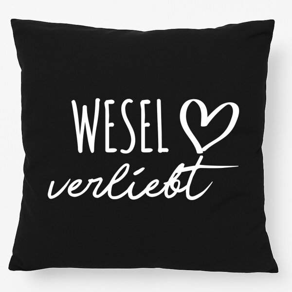 Kissen Wesel verliebt 40x40cm
