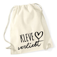 Turnbeutel Kleve verliebt 12 Liter