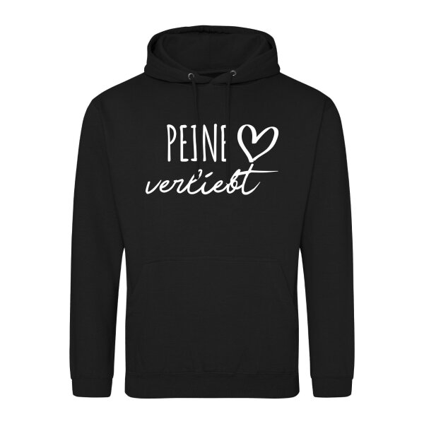 Unisex Hoodie Peine verliebt Größe S-3XL
