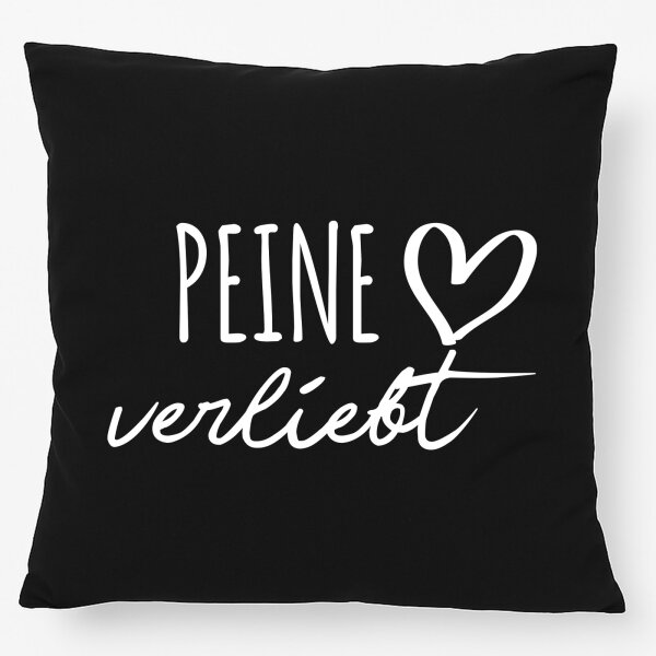 Kissen Peine verliebt 40x40cm
