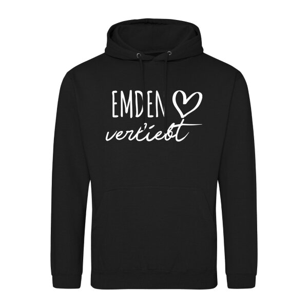 Unisex Hoodie Emden verliebt Größe S-3XL