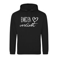 Unisex Hoodie Emden verliebt Größe S-3XL